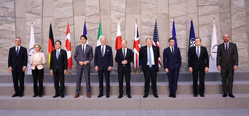 G7 LEADERS WARN RUSSIA NOT TO USE BIOLOGICAL, CHEMICAL, NUCLEAR WEAPONS AGAINST UKRAINE