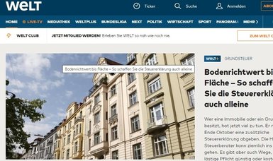 Russia blocks German newspaper Die Welt website
