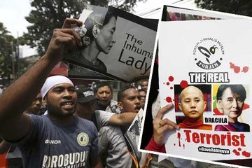 Arakan’da tecavüze uğradığını söyleyen Müslümanları yalancılıkla suçlayan Nobel ödüllü Aung’a büyük tepki