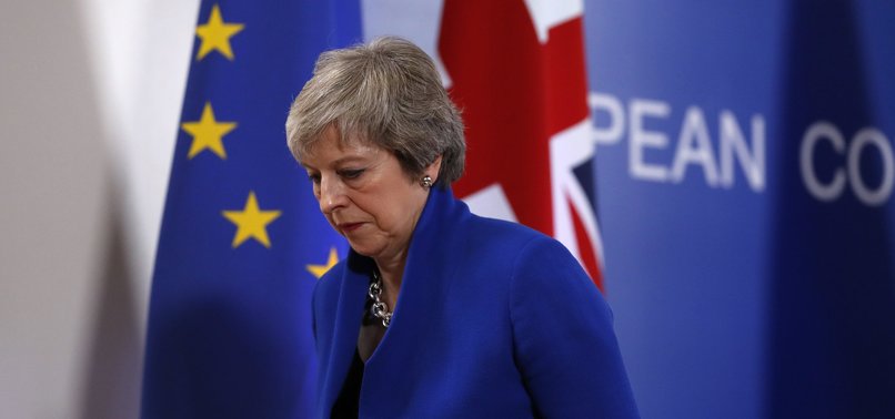 AFTER GRAVE DEFEAT, PM MAY SAYS BRITAIN IS RUNNING OUT OF BREXIT OPTIONS