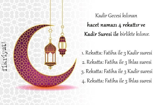 Kadir Gecesi namazı
