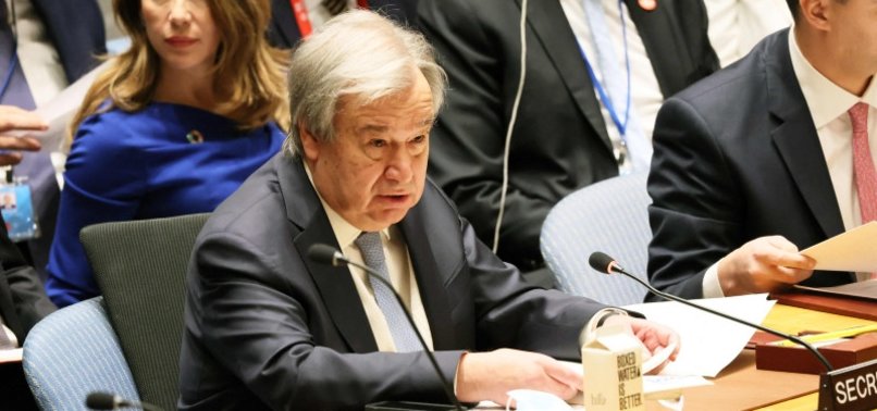 UN CHIEF GUTERRES SAYS LIFE IS HELL FOR THE PEOPLE OF UKRAINE