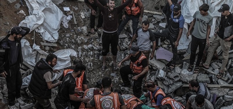 BODIES OF 43 UNIDENTIFIED PALESTINIANS BURIED IN MASS GRAVE: GAZA GOVERNMENT