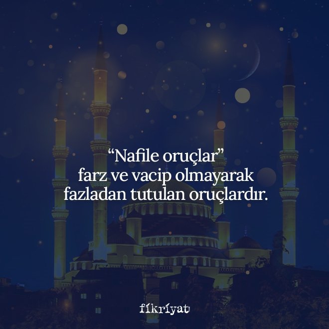 Nafile Tatavvu’ Oruçlar