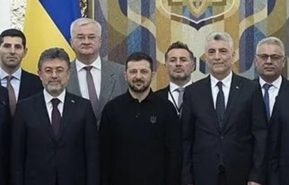 BakanlarYumaklıveBolatZelenskiyilegörüştü