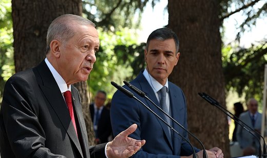 Türkiye, Spain to work together for Israel-Palestine peace: Erdoğan