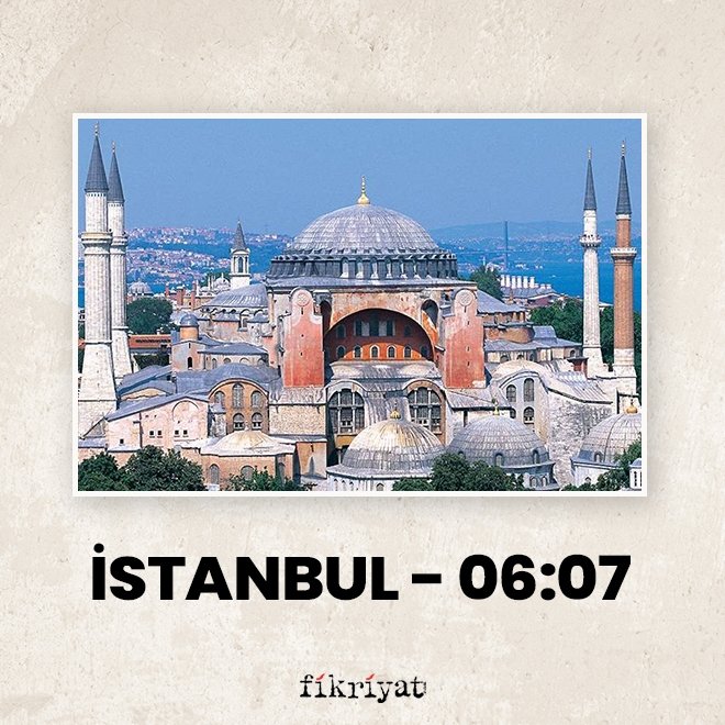 İstanbul Kurban bayramı namazı saati 2024
