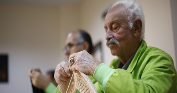 Senior Turkish men fight back against memory loss by learning to knit