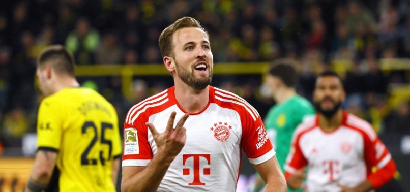 ANOTHER KANE HAT-TRICK AS BAYERN EARN 4-0 WIN OVER DORTMUND