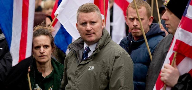 UK FAR-RIGHT GROUP LEADER CHARGED WITH TERROR OFFENCE