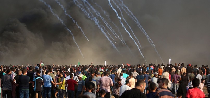 6 PALESTINIANS, INCLUDING 2 CHILDREN, KILLED BY ISRAELI FIRE AT GAZA BORDER