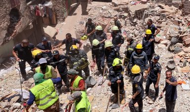At least eight people killed in building collapse in Cairo