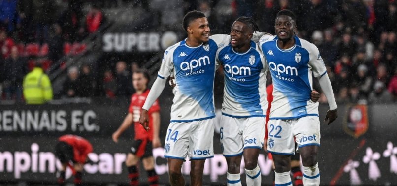 MONACO MOVE INTO SECOND PLACE WITH WIN AT RENNES