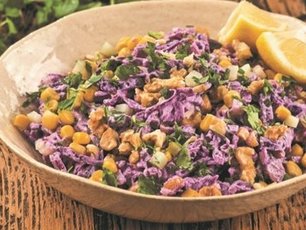 Sotelenmiş Mor Lahana Salatası