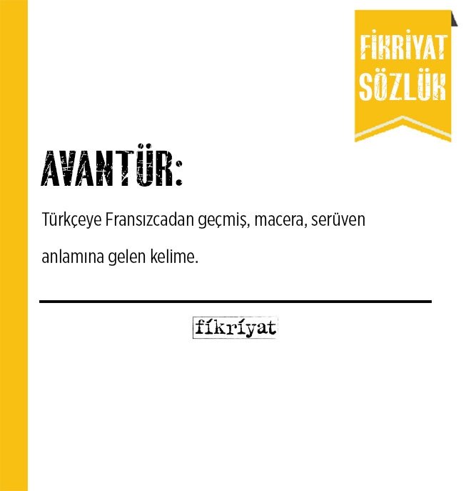 AVANTÜR: