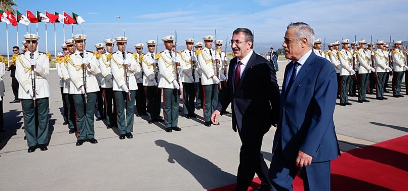 TURKISH VICE PRESIDENT ARRIVES IN ALGERIA FOR HIGH-LEVEL TALKS