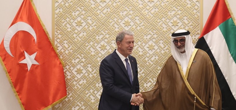 TURKEY, UAE MINISTERS DISCUSS COOPERATION ON MILITARY TRAINING, DEFENSE INDUSTRY