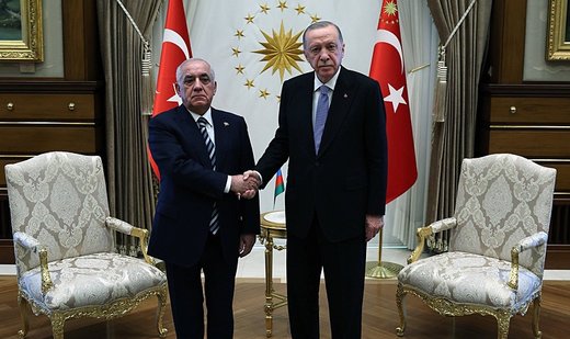 Turkish president receives Azerbaijani premier