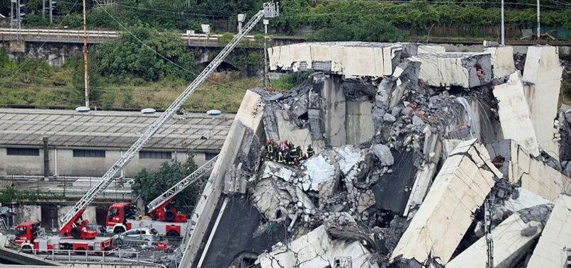 TURKEY EXTENDS CONDOLENCES OVER ITALIAN BRIDGE COLLAPSE
