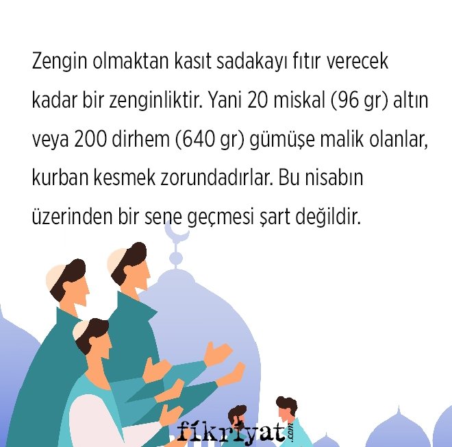 KURBAN KESMEYİ VACİB KILAN ZENGİNLİĞİN ÖLÇÜSÜ NEDİR?