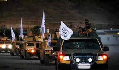 Taliban parade shows off plundered US hardware
