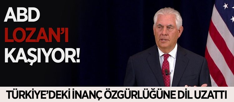 ABD’den Türkiye’ye ’Lozanlı’ gönderme