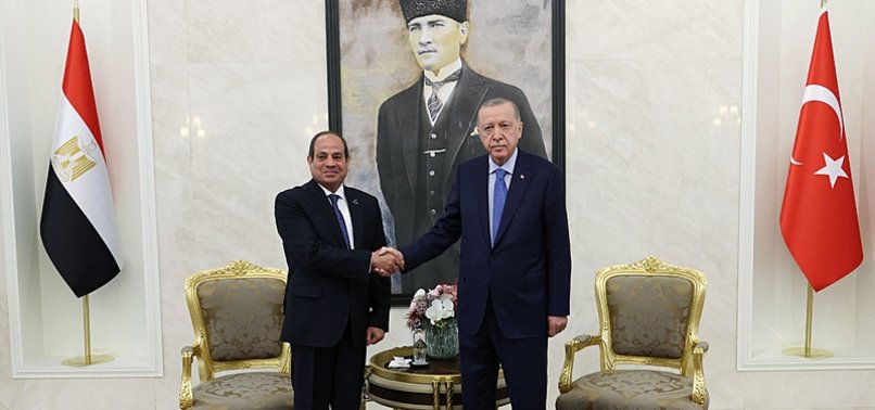 EGYPTIAN PRESIDENT SAYS VISIT TO TÜRKIYE ‘PAVES WAY FOR NEW PHASE’ IN RELATIONS