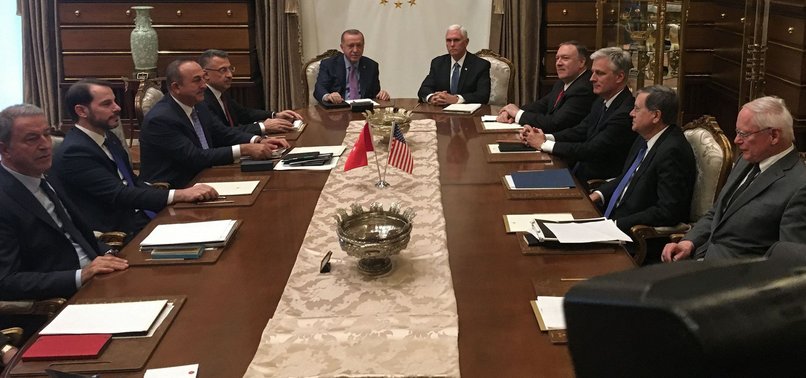 TURKEY TO END CROSS-BORDER OFFENSIVE IN NORTHEASTERN SYRIA ONLY AFTER YPG LEAVES - FM ÇAVUŞOĞLU