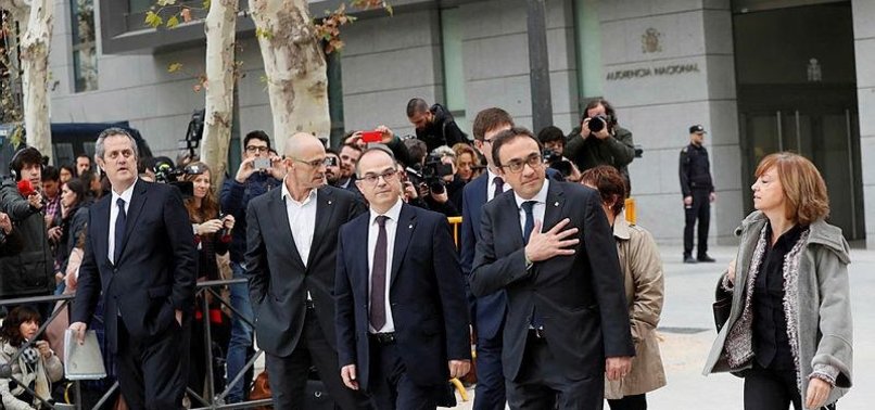 JAILED CATALAN POLITICAL LEADERS TO FACE MADRID TRIAL
