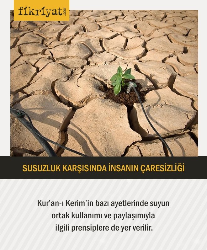 SUSUZLUK KARŞISINDA İNSANIN ÇARESİZLİĞİ