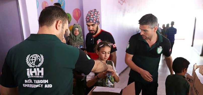 TURKISH, KUWAITI CHARITIES REACH OUT TO SYRIAN NEEDY PEOPLE