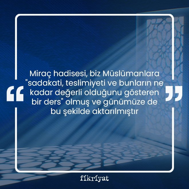 Miraç kandili ayın kaçında