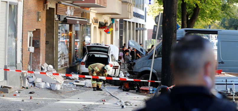 VEHICLE CRASHES INTO CAFE IN GERMAN CAPITAL BERLIN, SEVERAL HURT