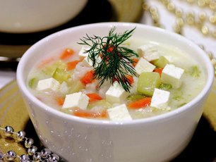 Beyaz Peynirli Kabak Çorbası Tarifi