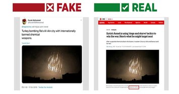 YPG supporters use fake chemical attack images to smear Turkey's cross-border military operation