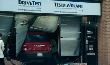 Driver mixes up pedals, crashes car into a driving school