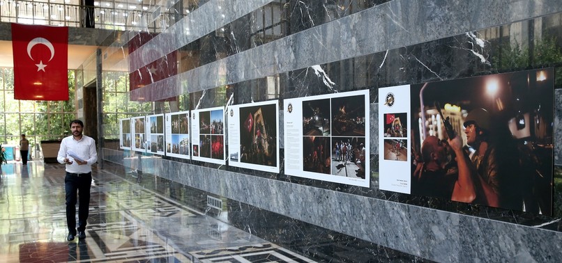 PHOTOS REFLECTING THE NIGHT OF JULY 15 EXHIBITED AT GRAND NATIONAL ASSEMBLY