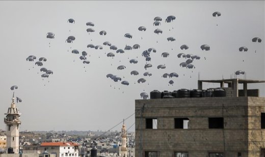 U.S., Jordan conduct humanitarian aid airdrops in Gaza