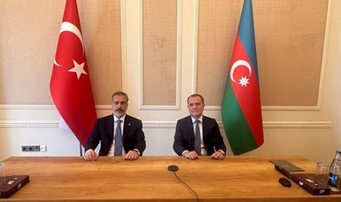 Turkish foreign minister meets with his Azerbaijani counterpart in Gambia
