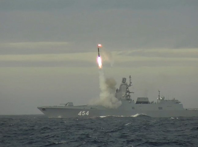 Russian warship armed with hypersonic missiles to join drills with China, S.Africa
