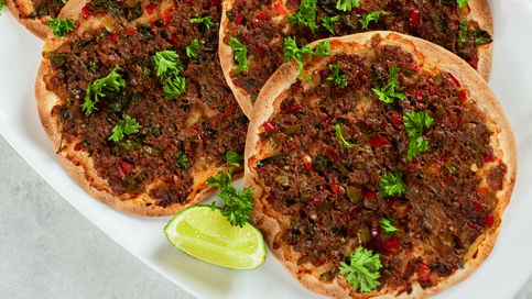 Köz Patlıcanlı Pratik Lahmacun