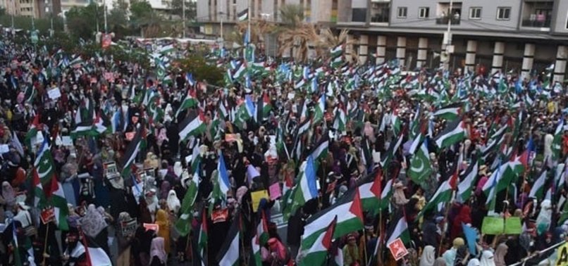 THOUSANDS RALLY ACROSS PAKISTAN TO DEMAND HUMANITARIAN CORRIDOR FOR GAZA