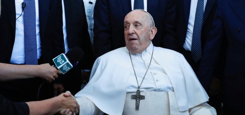 POPE FRANCIS LEAVES HOSPITAL NINE DAYS AFTER SURGERY