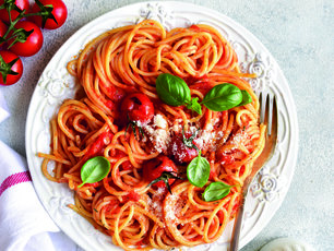 Izgara Domatesli Spagetti