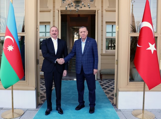 President Erdoğan, Azerbaijani counterpart Aliyev meet in Istanbul for talks