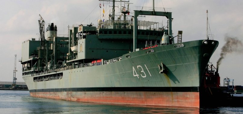 IRANS LARGEST NAVY SHIP CATCHES FIRE, SINKS IN GULF OF OMAN