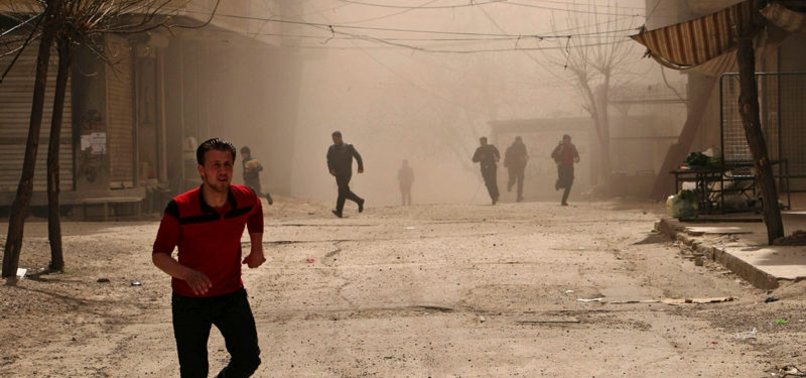 ASSAD REGIME STRIKES DE-ESCALATION ZONE IN SYRIAS EASTERN GHOUTA
