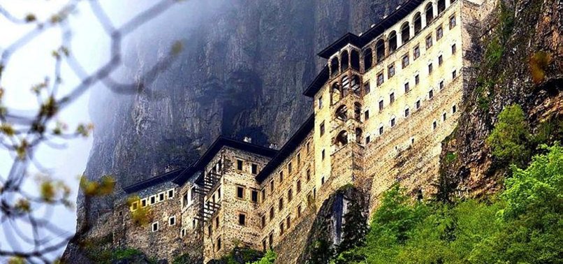 TURKEY PLANS BIRDS-EYE VIEW OF SUMELA MONASTERY