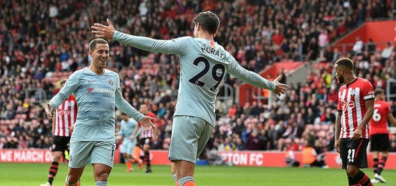 HAZARD LEADS CHELSEA TO 3-0 WIN AT SOUTHAMPTON