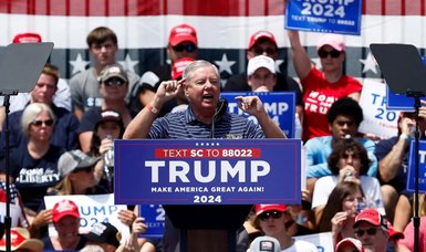 Trump ally Republican Senator Lindsey Graham booed off stage at MAGA rally near hometown